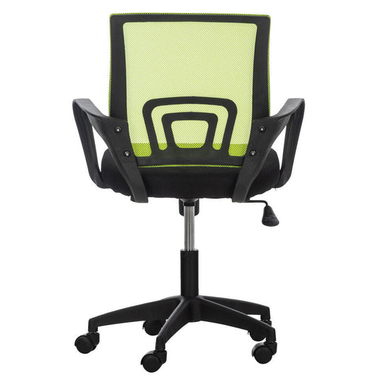 CLP Bureaustoel Auburn Zwart Frame - Microfiber - Groen