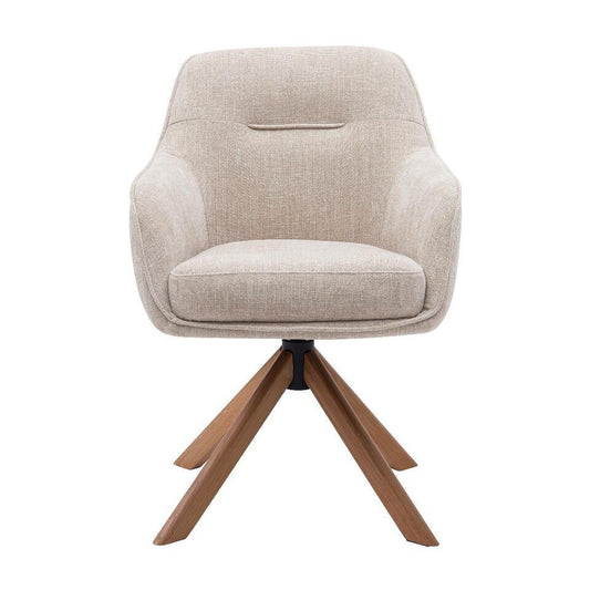 Nordic Home - Ellis Armstoel Stof - Beige