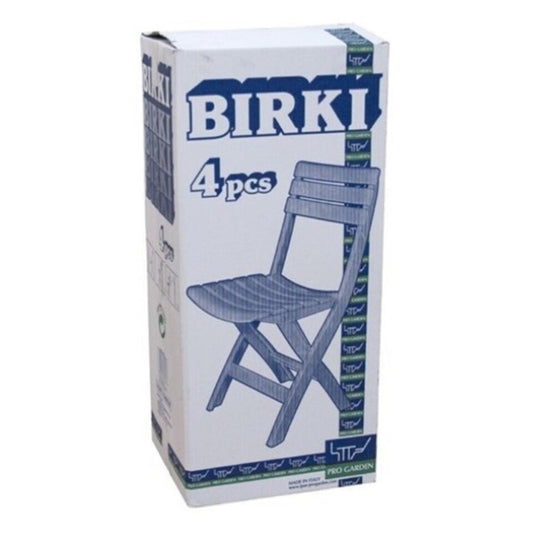 Pro Garden Progarden Klapstoel Voor Buiten/binnen - Ivoor Wit - 41 X 78 Cm