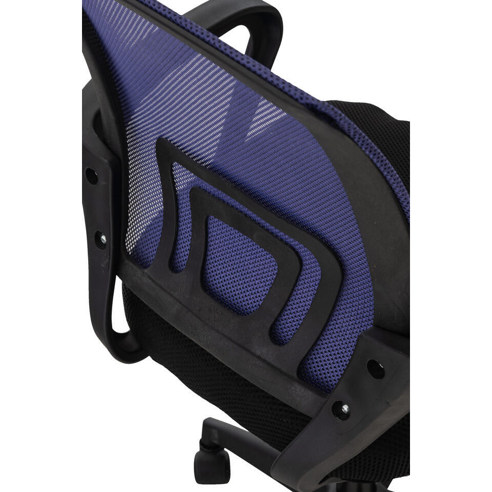  CLP Bureaustoel Auburn Zwart Frame - Microfiber - Purper