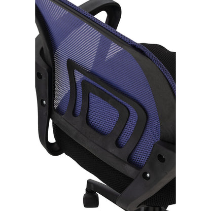  CLP Bureaustoel Auburn Zwart Frame - Microfiber - Purper