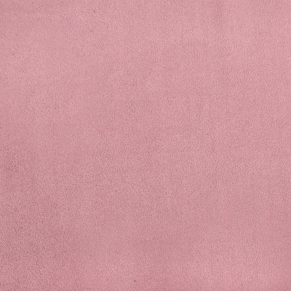  VidaXL - Schommelstoel Met Voetenbank - Roze - Fluweel