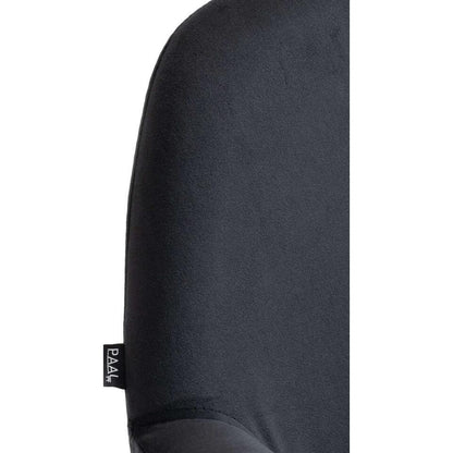  CLP Set Van 2 Barkruk Braga Zwart Frame - Fluweel - Zwart