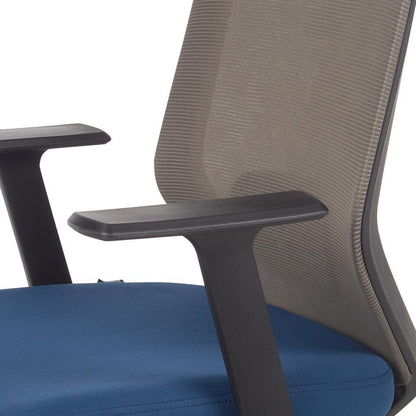  VIRTUOSO - Bureaustoel - Blauw - Stof