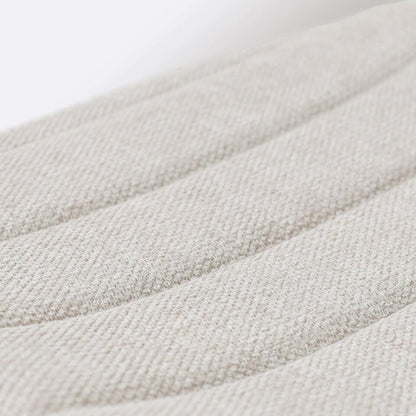  Nolon Noa-Liz Eetkamerstoel Wit - Beige Kussen - Witte Poten