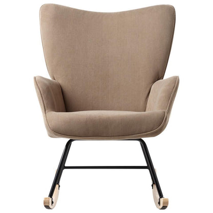  ARSET - Schommelstoel - Taupe - Bouclé