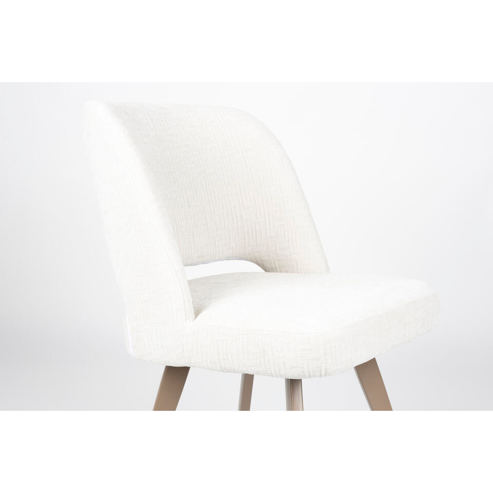  Housecraft Yves Eetkamerstoel Wit - Set Van 2