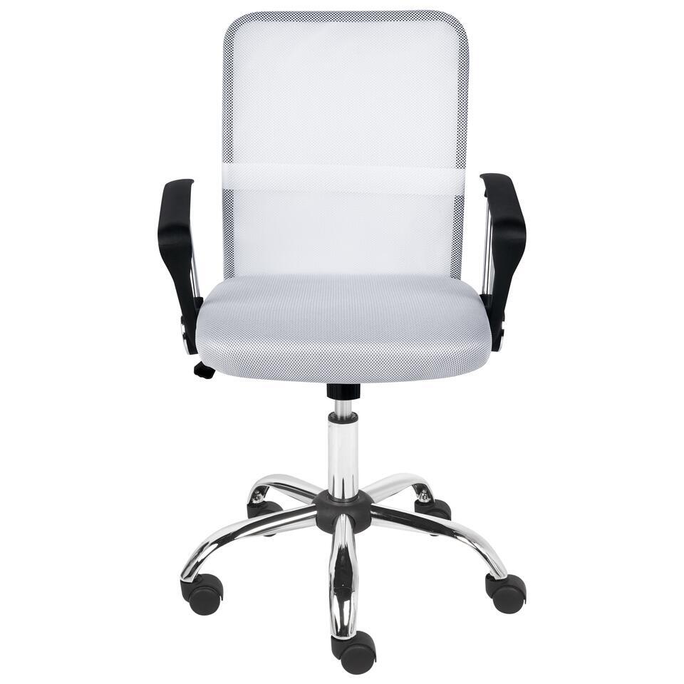  BEST - Bureaustoel - Wit - Mesh