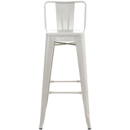  CLP Barkruk Mason Natura Frame - Metaal - Zilver