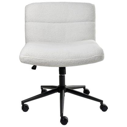  CATLIN - Bureaustoel - Wit - Bouclé
