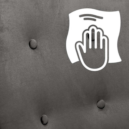  CLP Schommelstoel Sanka Fluweel - Donkergrijs