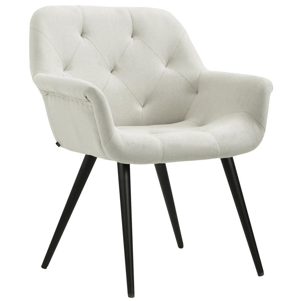  CLP Eetkamerstoel Langford Stof - Beige