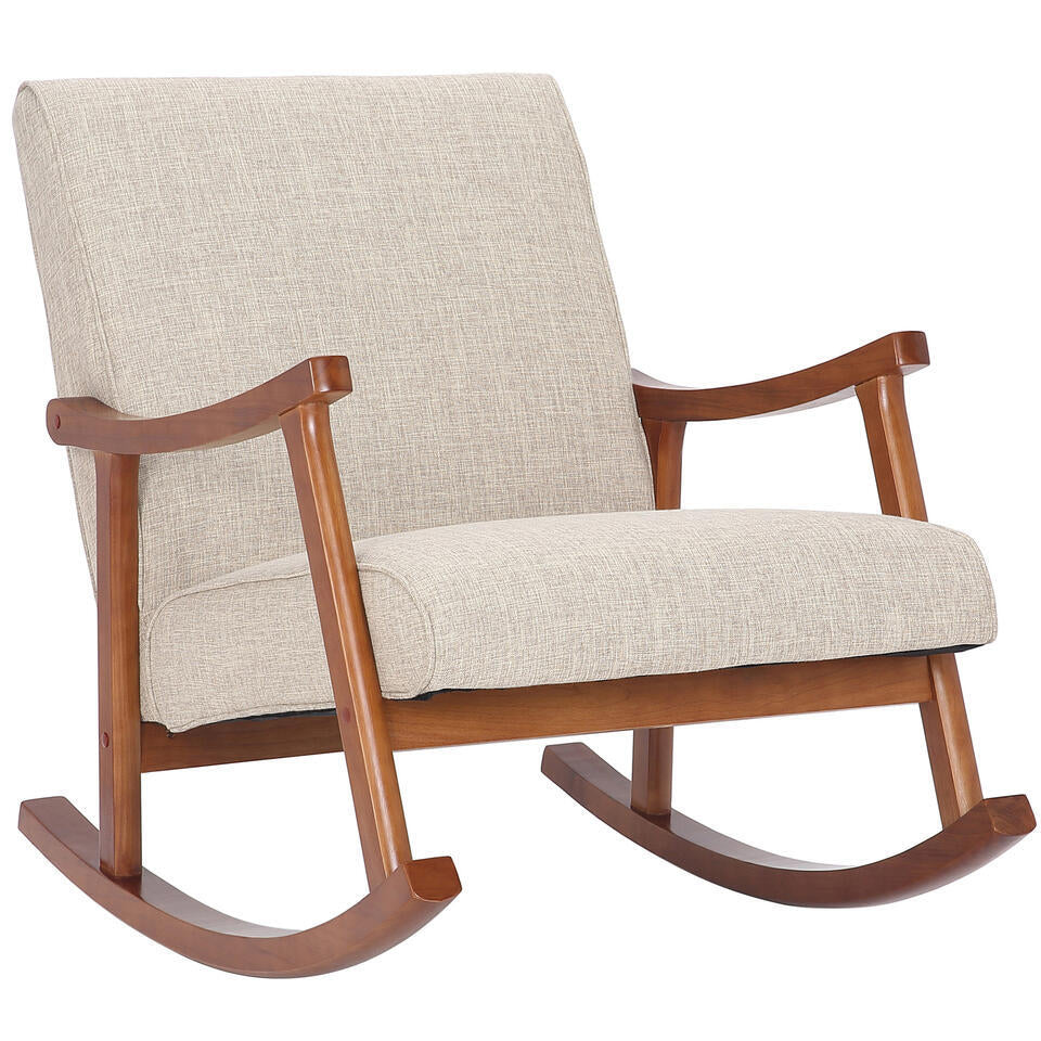  CLP Schommelstoel Morelia Stof - Creme