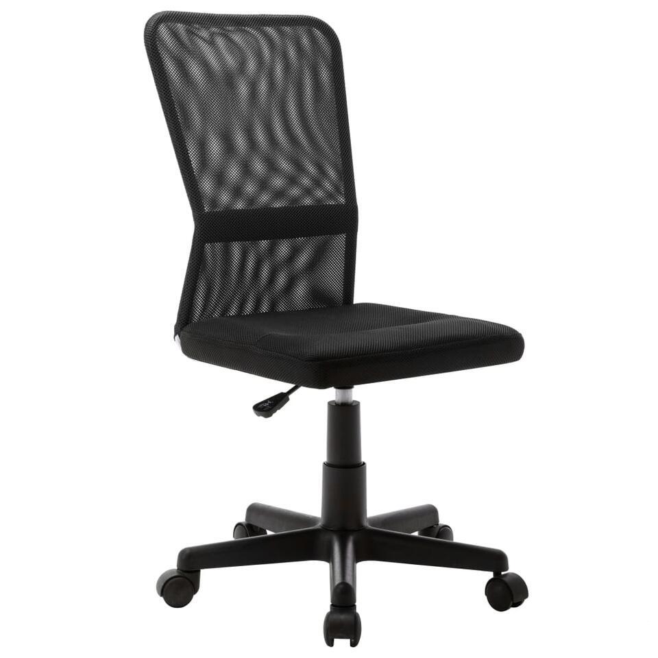  VidaXL Kantoorstoel 44x52x100 Cm Mesh Stof Zwart