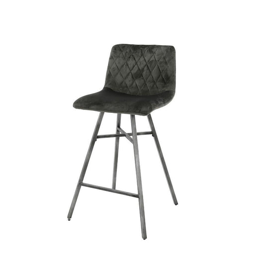 Venice Barkruk 68cm - Stof - Grijs