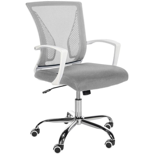  Clp Bureaustoel Tracy Frame Chroom Look Zilverkleurig