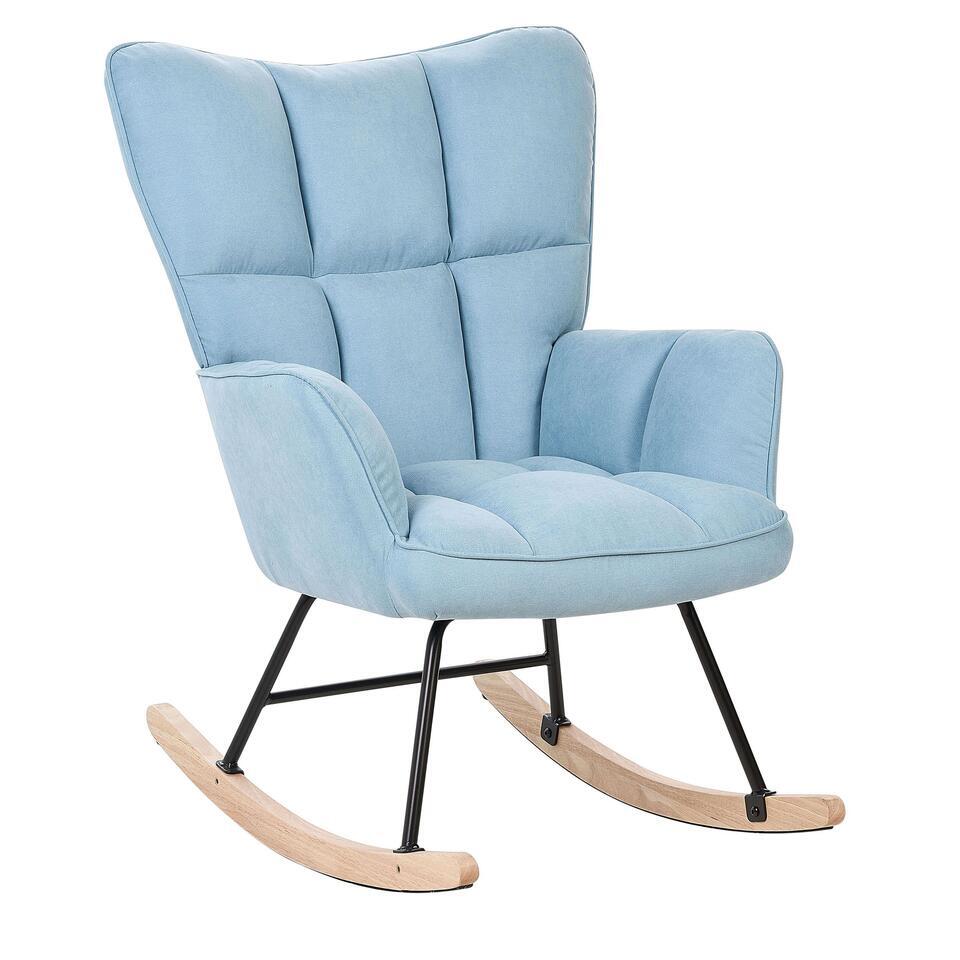  OULU - Schommelstoel - Blauw - Polyester