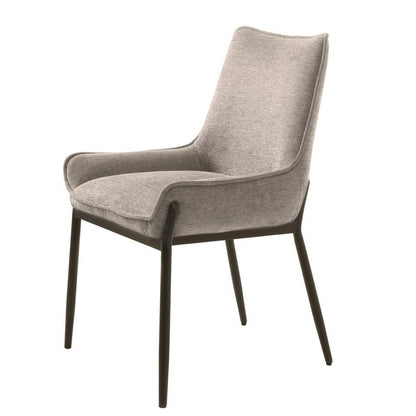  Eetkamerstoel Zandkleur Stof - 59x58x84cm - Calgary - Set Van 2