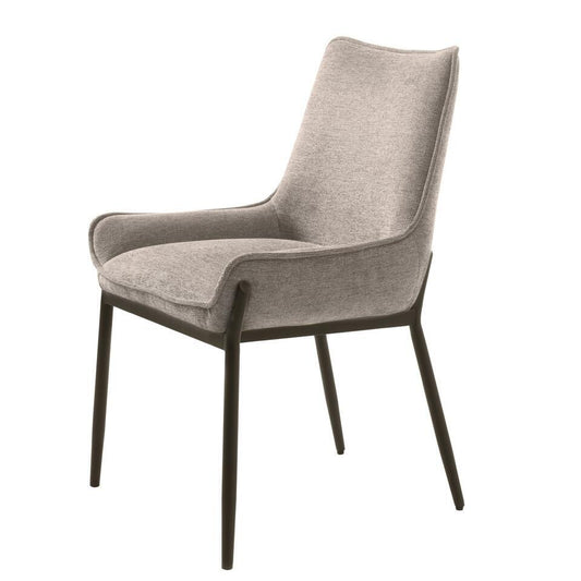  Eetkamerstoel Zandkleur Stof - 59x58x84cm - Calgary - Set Van 2