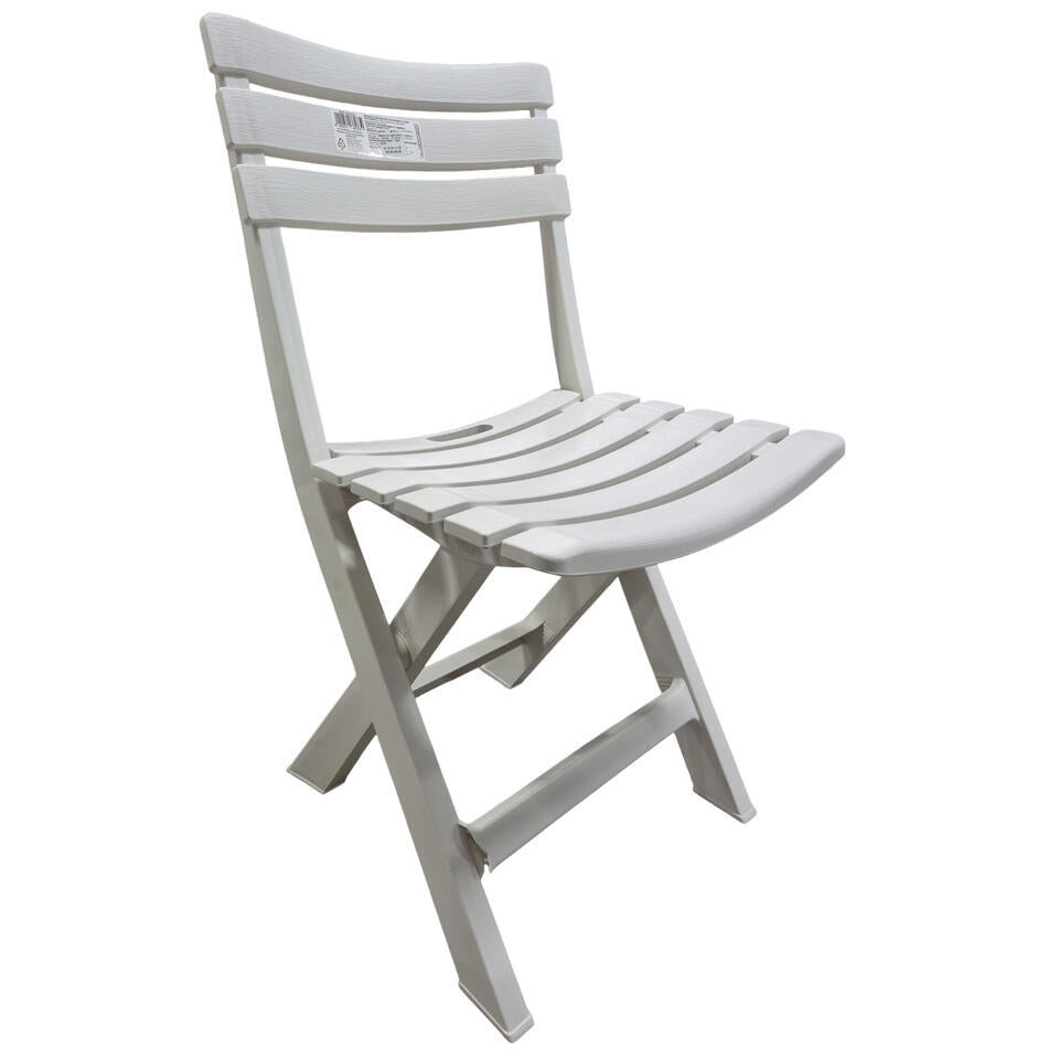 Pro Garden Progarden Klapstoel Voor Buiten/binnen - Ivoor Wit - 41 X 78 Cm