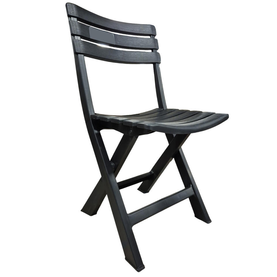 Pro Garden Progarden Klapstoel Voor Buiten/binnen - Antraciet - 41 X 78 Cm