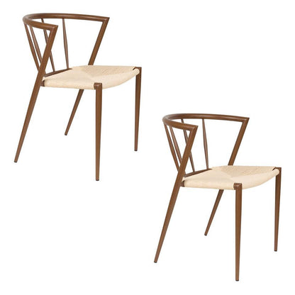  Housecraft Che Eetkamerstoelen Bruin - Set Van 2