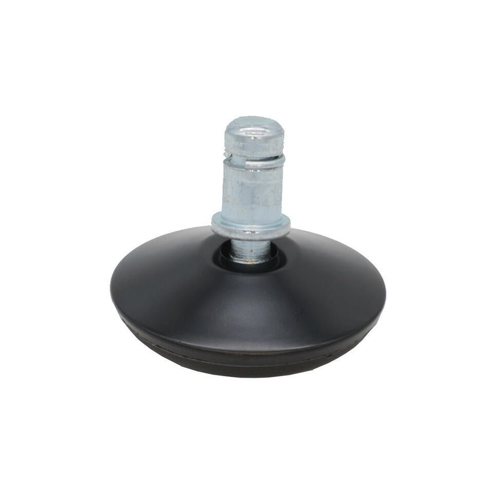  Bureaustoel Glijders Set - Zwart - Diameter 5cm