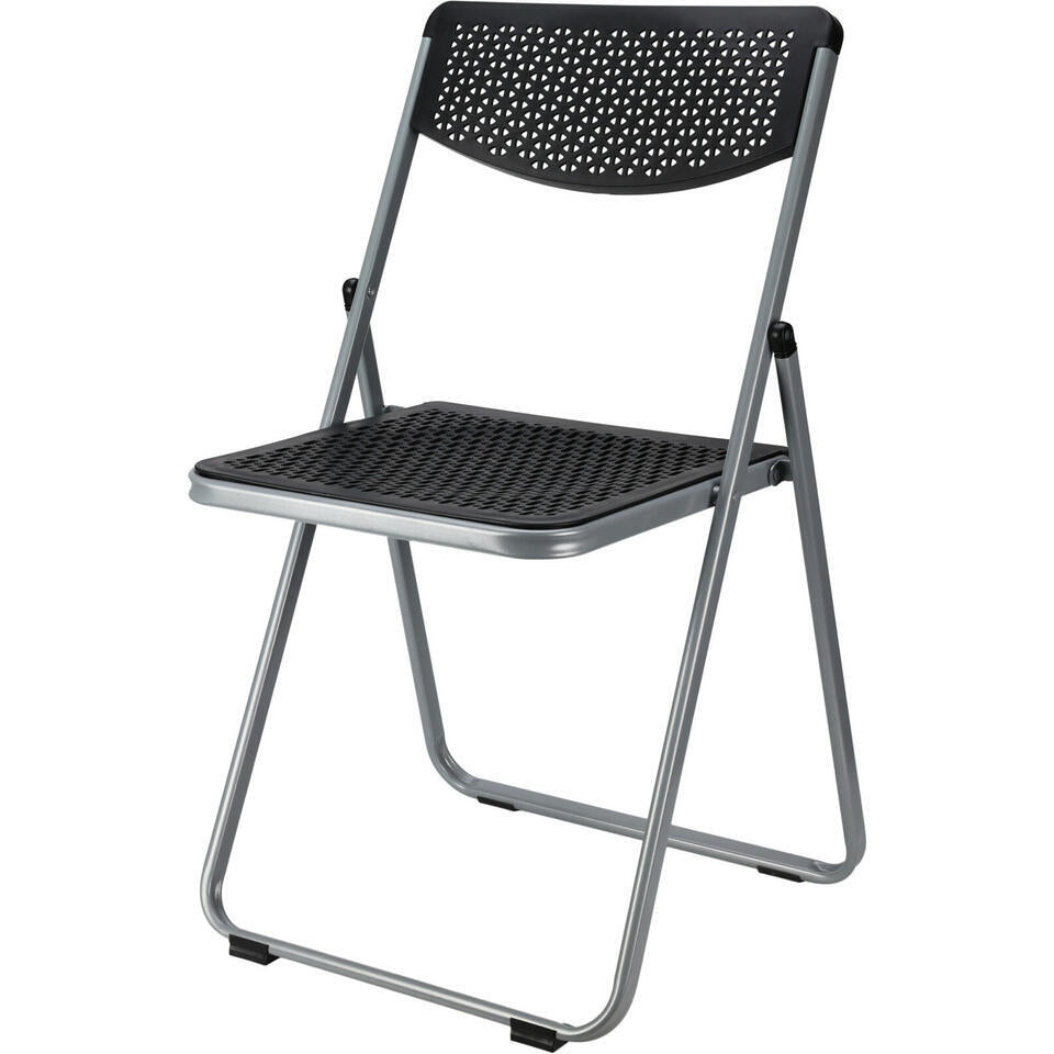 Home & Styling Klapstoel Voor Buiten/binnen - Zwart - 48 X 82 Cm