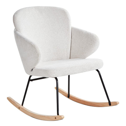  VIKEN - Schommelstoel - Wit - Polyester