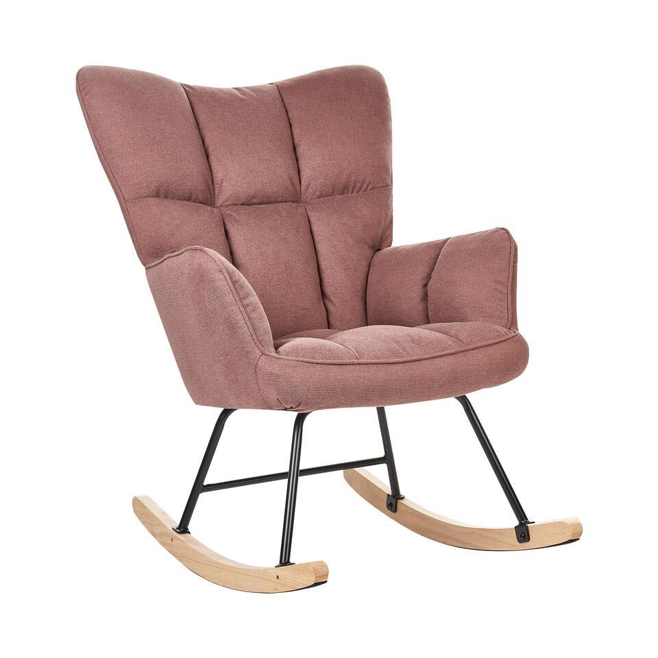  OULU - Schommelstoel - Roze - Polyester