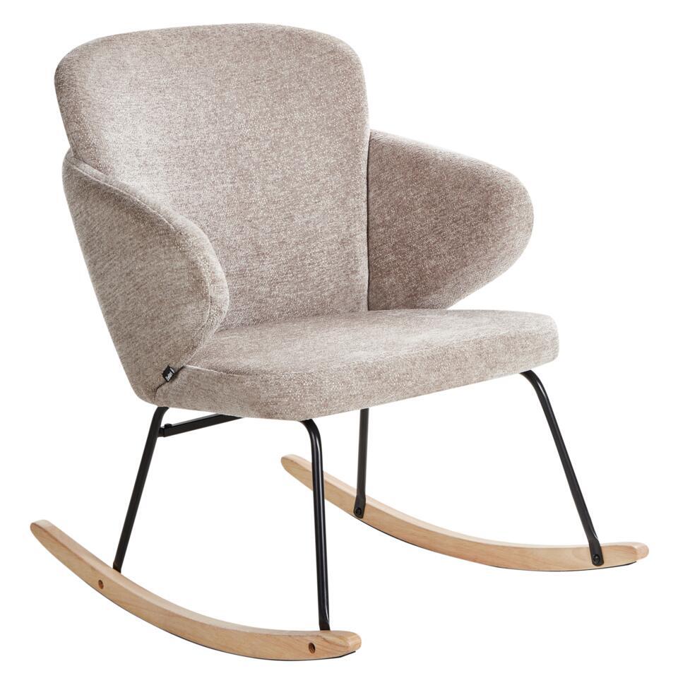  VIKEN - Schommelstoel - Taupe - Polyester