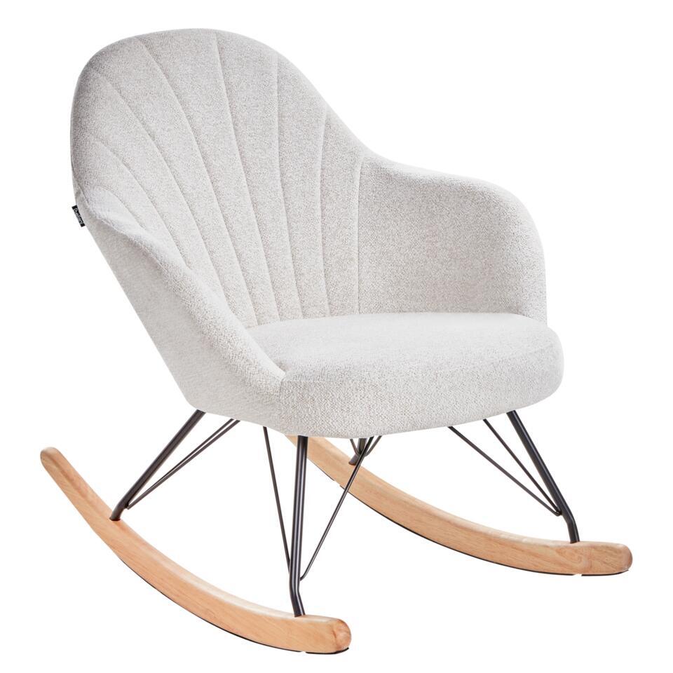  SKALE - Schommelstoel - Wit - Polyester