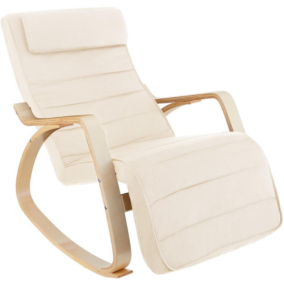  Tectake Schommelstoel Onda, Beige