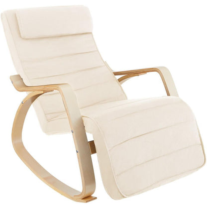  Tectake Schommelstoel Onda, Beige