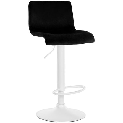  CLP Barkruk Hover Fluweel - Zwart