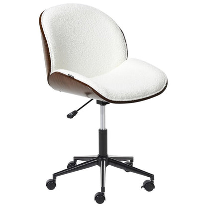  MENESHA - Bureaustoel - Lichtgrijs - Polyester