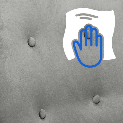  CLP Schommelstoel Sanka Fluweel - Grijs