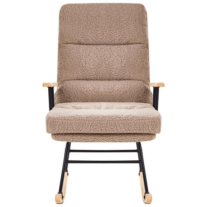  ESKELIN - Schommelstoel - Beige - Bouclé