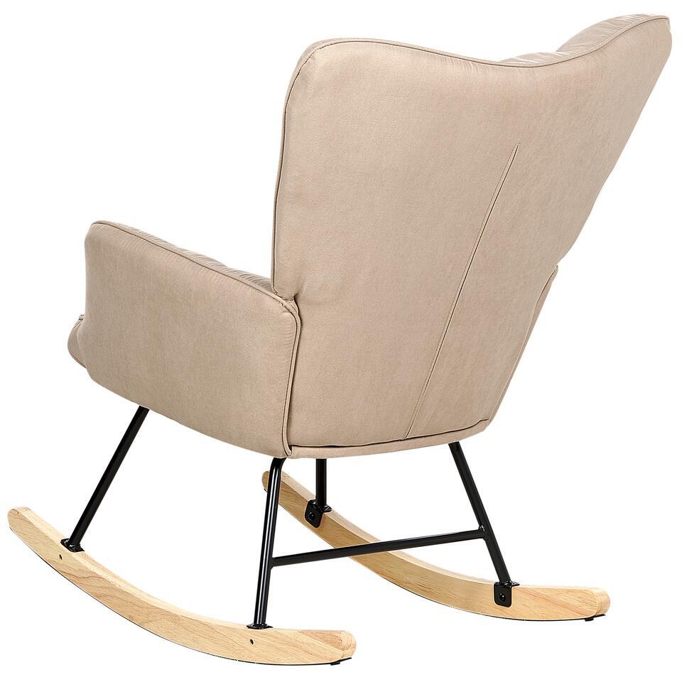  OULU - Schommelstoel - Beige - Polyester