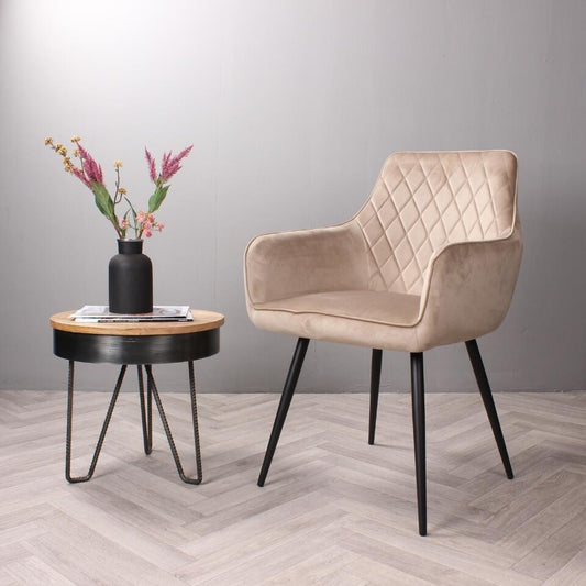  DS4U - Ravi 3.0 Eetkamerstoel Velours - Champagne
