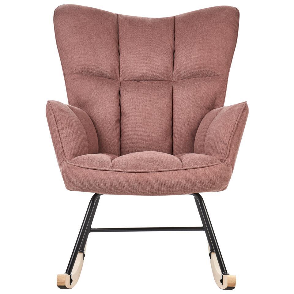  OULU - Schommelstoel - Roze - Polyester