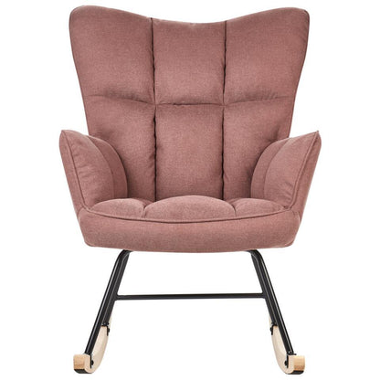  OULU - Schommelstoel - Roze - Polyester