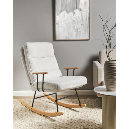  ESKELIN - Schommelstoel - Off-white - Bouclé