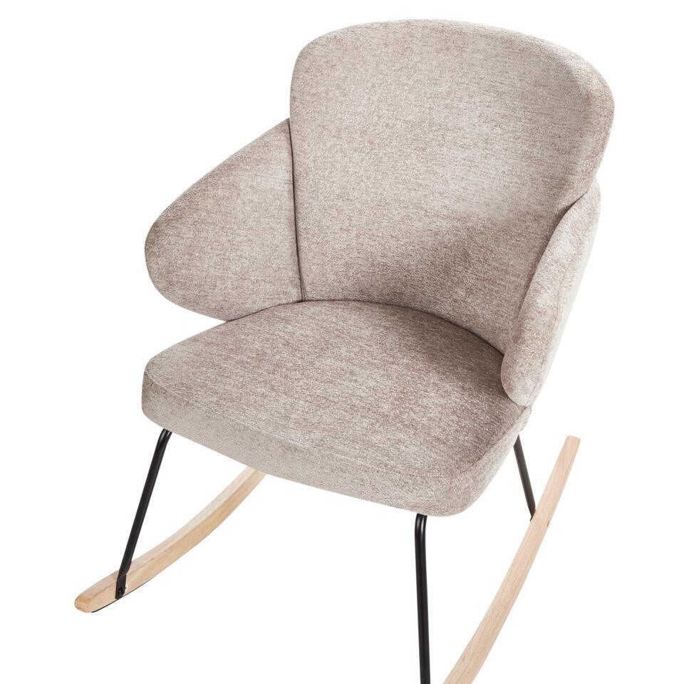  VIKEN - Schommelstoel - Taupe - Polyester