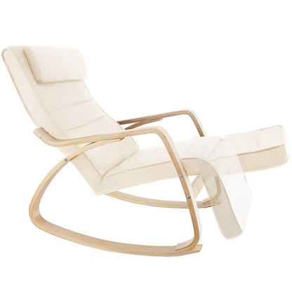  Tectake Schommelstoel Onda, Beige