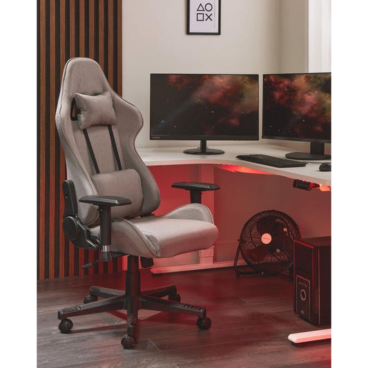  WARRIOR - Gamestoel - Beige - Polyester