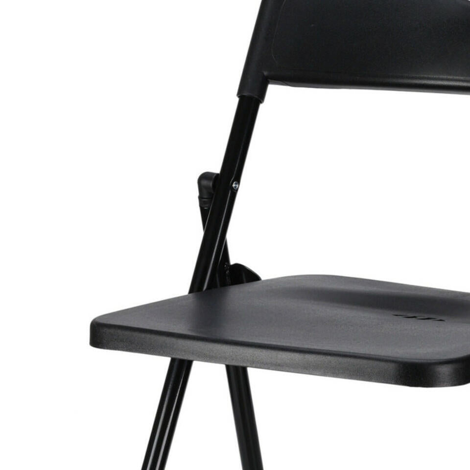  Home & Styling Klapstoel Voor Buiten/binnen - Zwart - 47 X 73 Cm