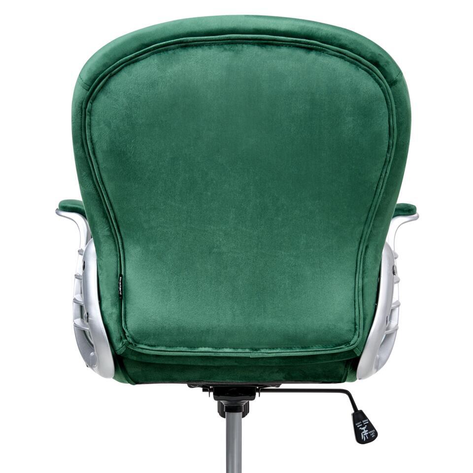  PRINCESS - Bureaustoel - Groen - Fluweel