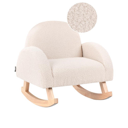 HUG - Schommelstoel Voor Kinderen - Lichtbeige - Bouclé