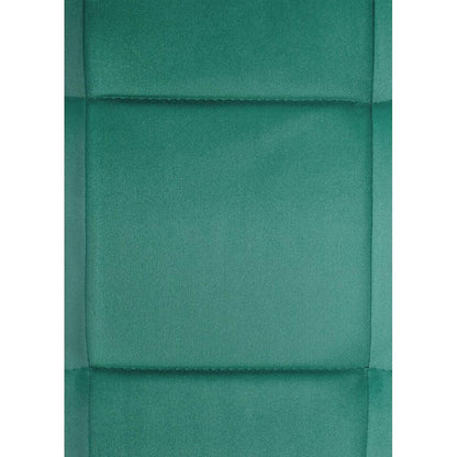  CLP Eetkamerstoel Vermont Mat Zwart Frame - Metaal - Groen